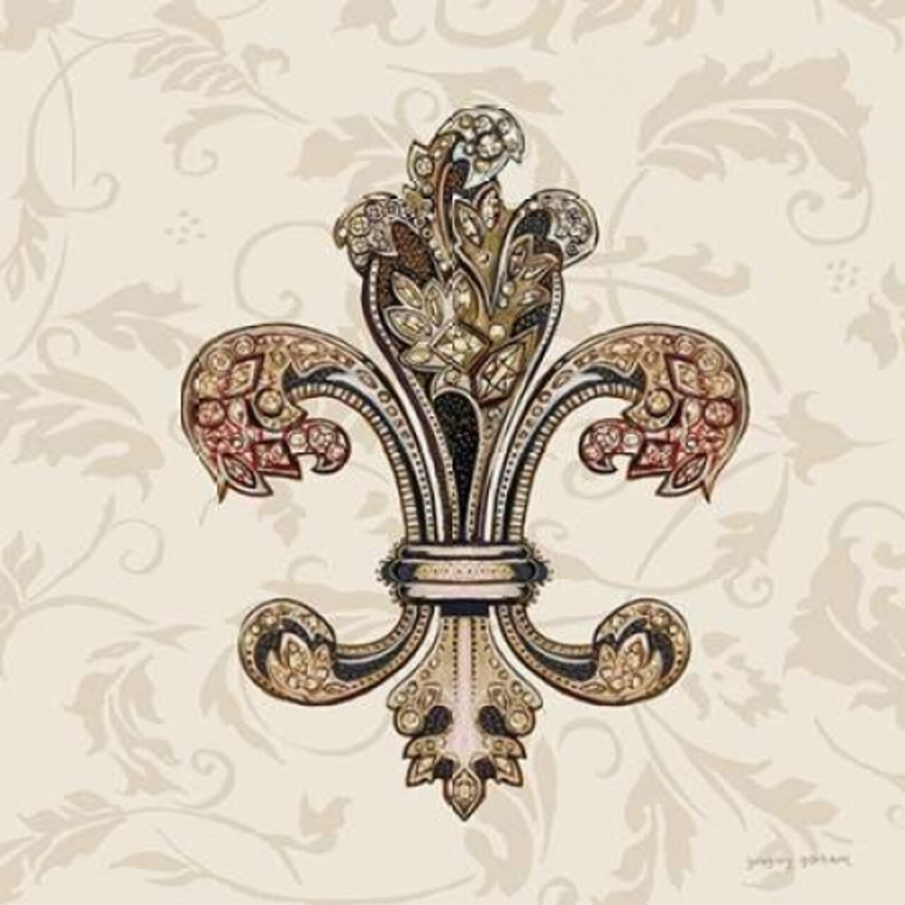 Fleur de Lis Motif I Poster Print by Gregory Gorham - Item # VARPDXGOR532